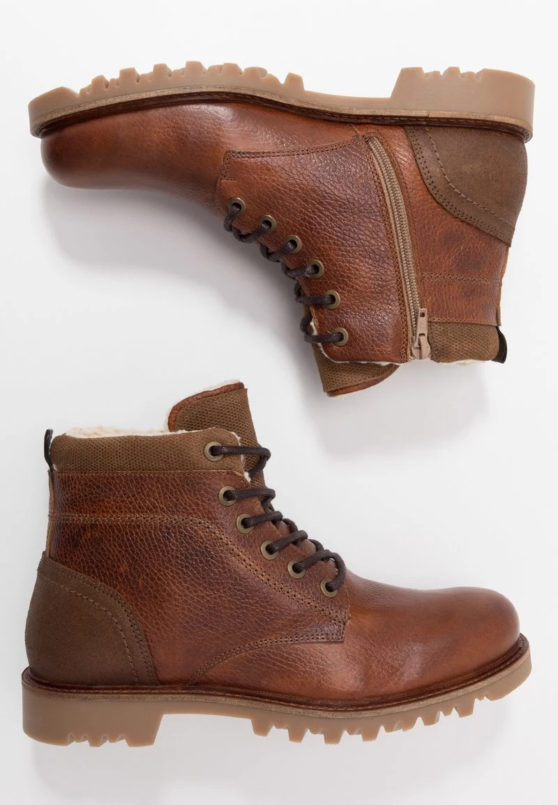 Pier One Hombre Botines Con Cordones - Cognac 4 Pier One Hombre Botines Con Cordones - Cognac - Imagen 2