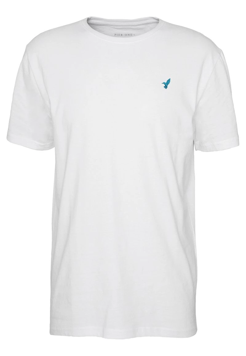 Pier One Hombre Camiseta Básica - White 6 Pier One Hombre Camiseta Básica - White - Imagen 4