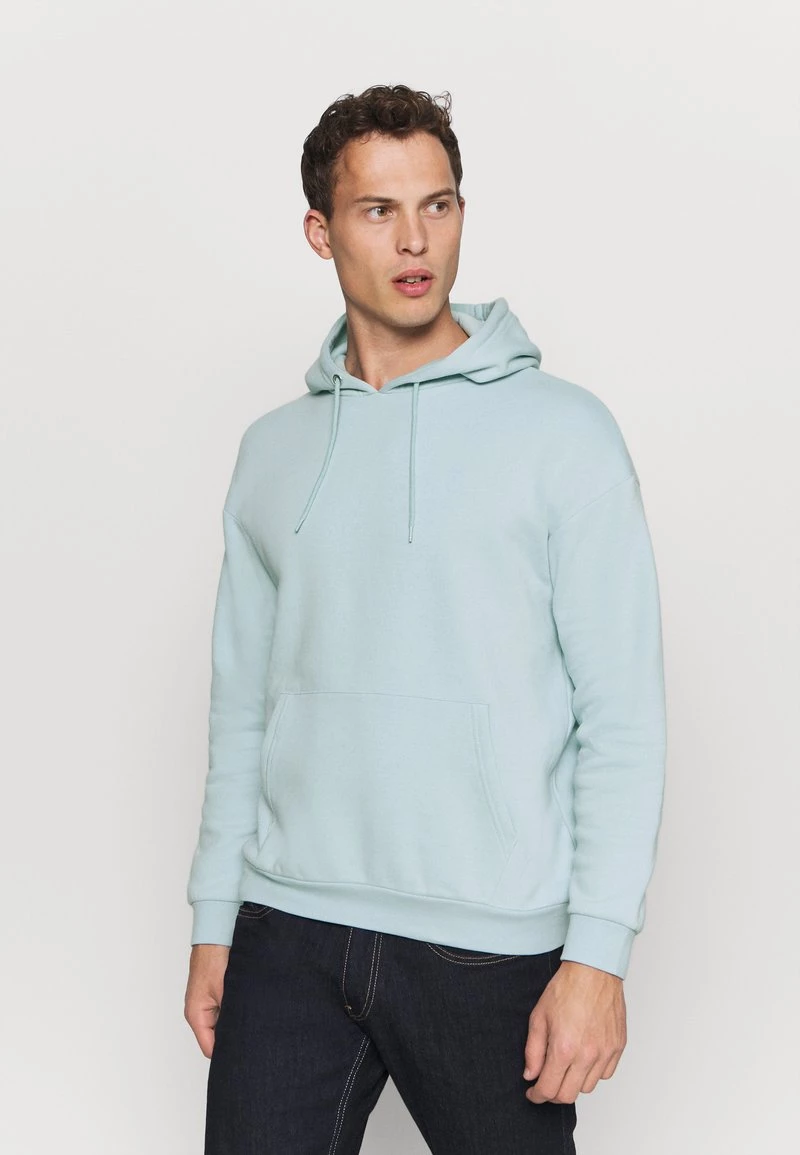 Pier One Hombre PLAIN SKATER HOODY - Jersey Con Capucha - Light Blue 3 Pier One Hombre PLAIN SKATER HOODY - Jersey Con Capucha - Light Blue