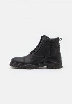 Pier One Hombre Botines Con Cordones - Black
