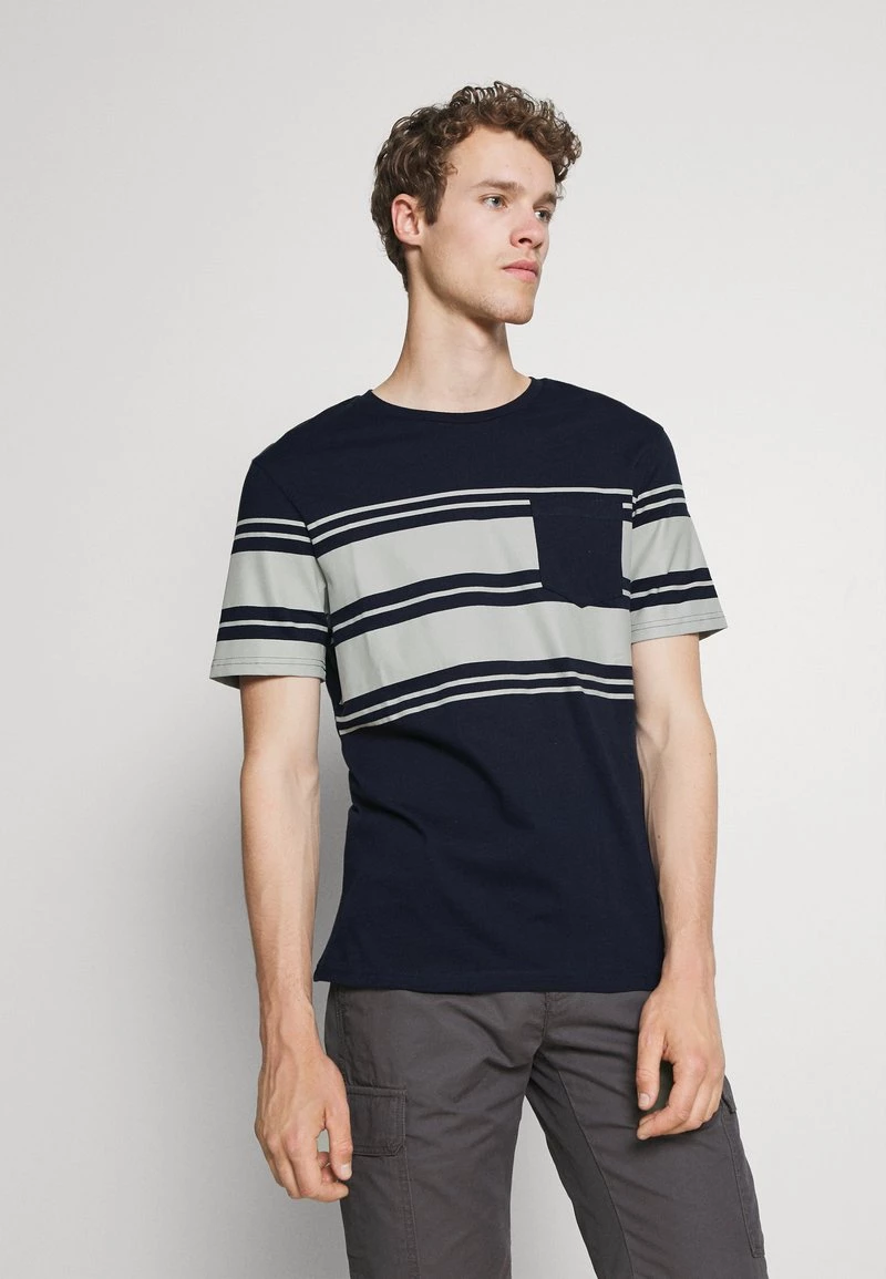 Pier One Hombre Camiseta Estampada - Dark Blue 3 Pier One Hombre Camiseta Estampada - Dark Blue
