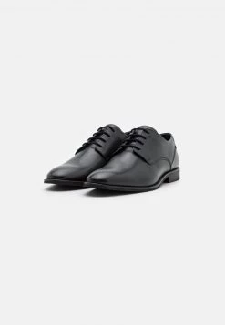 Pier One Hombre LEATHER - Zapatos Con Cordones - Black -Ofertas Pier One Tienda 6c187e6fdb704e988d6440bb1b108936