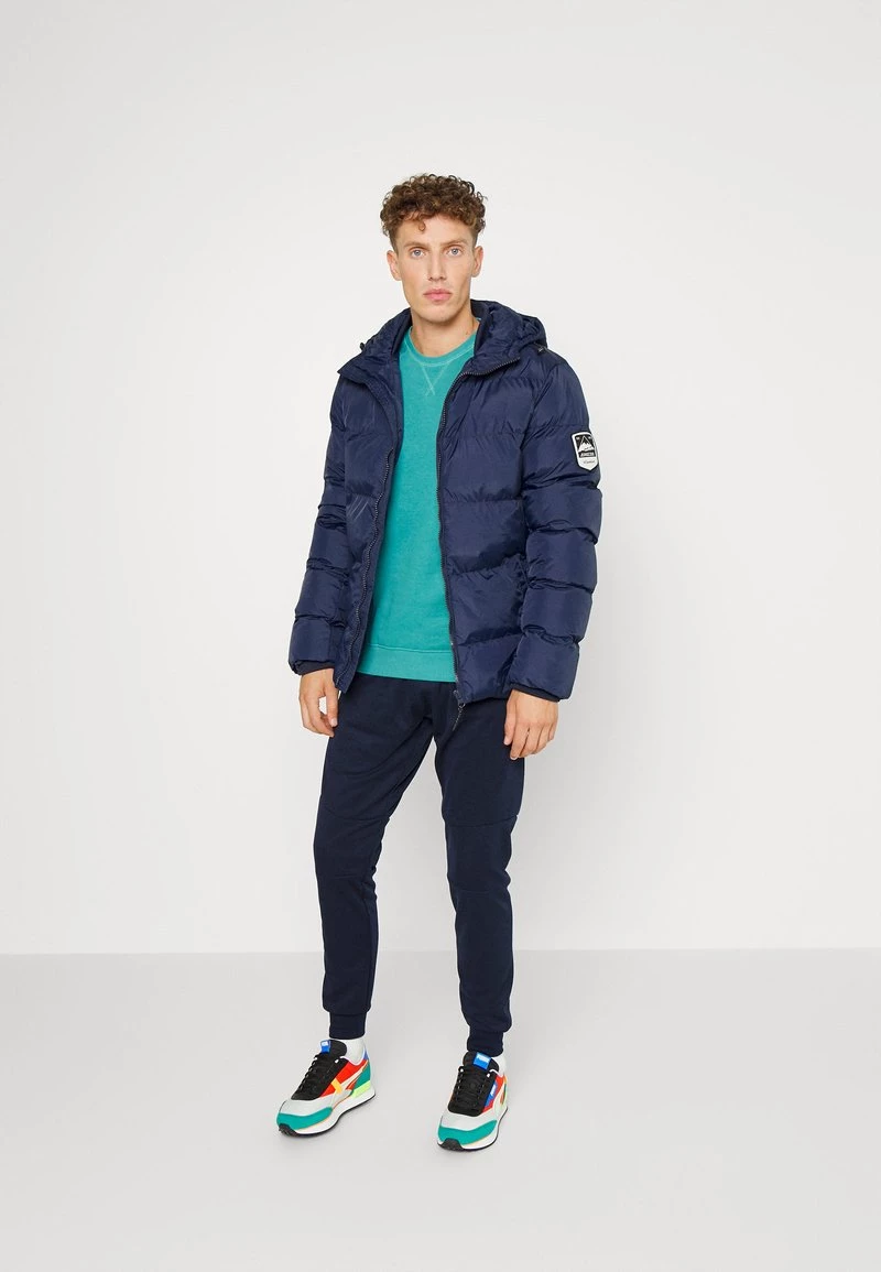 Pier One Hombre 3 PACK - Sudadera - Black/stone/blue 3 Pier One Hombre 3 PACK - Sudadera - Black/stone/blue