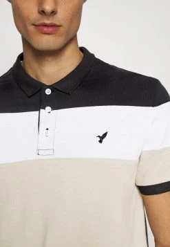 Pier One Hombre Polo - Black/sand -Ofertas Pier One Tienda 71d505c14ba54f12b51073fc5c880d83