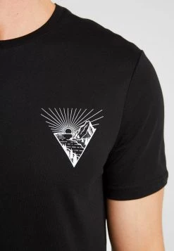 Pier One Hombre Camiseta Estampada - Black -Ofertas Pier One Tienda 7289f2534d8847d3abcfca0f03bb5723