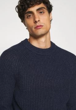 Pier One CHUNKY MOCKNECK JUMPER - Jersey De Punto - Dark Blue, Hombre -Ofertas Pier One Tienda 74b8b0c330c64c458401c600e3ee01c1
