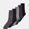 Pier One Hombre 5 PACK - Calcetines - Grey