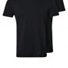 Pier One Hombre 2 PACK - Camiseta Básica - Black -Ofertas Pier One Tienda 780252fa691540f5a0c48cf89f3c30f2