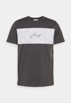 Pier One Hombre Camiseta Estampada - Dark Grey -Ofertas Pier One Tienda 7807e6685a364a36ae408bc1b5f03e73