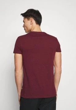 Pier One Hombre Camiseta Básica - Bordeaux -Ofertas Pier One Tienda 78832665bbab4a759b2ca32b68fb5a77