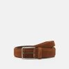 Pier One Unisexo LEATHER UNISEX - Cinturón - Cognac