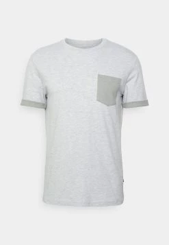 Pier One Hombre Camiseta Básica - Mottled Light Grey -Ofertas Pier One Tienda 79aa710ef484446685eb051fc777aa0e