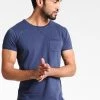 Pier One Camiseta Básica - Navy, Hombre