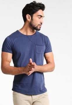 Pier One Camiseta Básica - Navy, Hombre