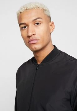 Pier One Hombre Chaquetas Bomber - Black -Ofertas Pier One Tienda 7e02489636174b31bfbb440acacd897d