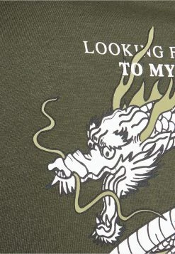 Pier One Camiseta Estampada - Dark Green, Hombre -Ofertas Pier One Tienda 7e26f91c18a1435093cde0ba4d765a04