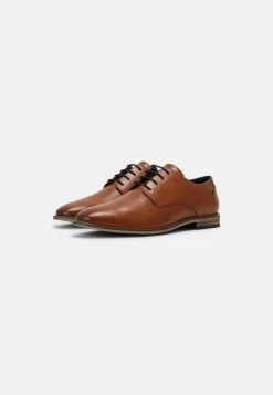 Pier One Hombre LEATHER - Zapatos Con Cordones - Cognac -Ofertas Pier One Tienda 7e8e5027e1364c6f92cf4af4bc94b604