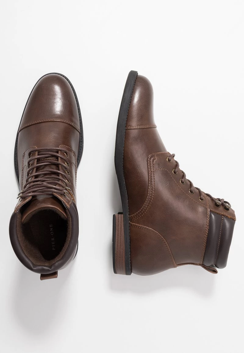 Pier One Hombre Botines Con Cordones - Brown 4 Pier One Hombre Botines Con Cordones - Brown - Imagen 2