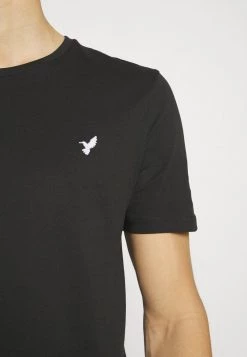 Pier One Hombre WITH BIRD STRAIGHT 5 PACK - Camiseta Básica - White/black/dark Blue -Ofertas Pier One Tienda 7ff9eb908aaf4b98b2151695076bad57