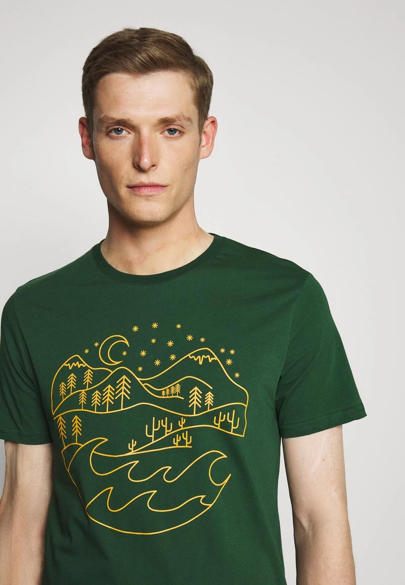 Pier One Hombre Camiseta Estampada - Dark Green 7 Pier One Hombre Camiseta Estampada - Dark Green - Imagen 5