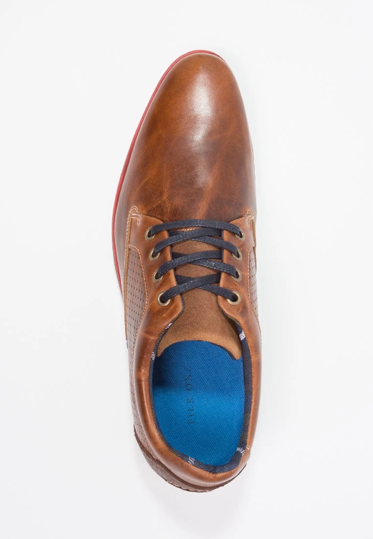 Pier One Hombre LEATHER - Zapatos Con Cordones - Cognac 4 Pier One Hombre LEATHER - Zapatos Con Cordones - Cognac - Imagen 2
