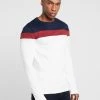 Pier One Hombre Camiseta De Manga Larga - Offwhite/dark Blue -Ofertas Pier One Tienda 8d13e9ef4ee54433950376e624e6ade8
