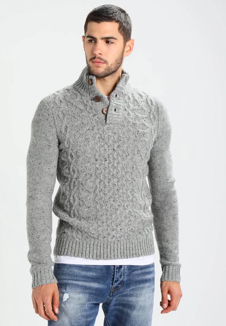 Pier One Hombre Jersey De Punto - Mottled Grey 3 Pier One Hombre Jersey De Punto - Mottled Grey