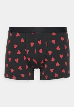 Pier One Hombre VALENTINE'S HEARTS BOXERS 2PACK - Culotte - Black/red -Ofertas Pier One Tienda 93316f46d702497bbb3a53fc4bfe5545