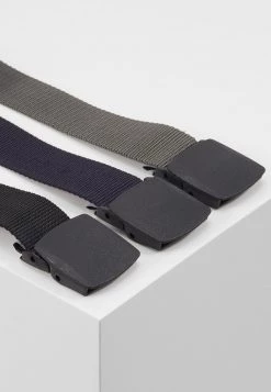 Pier One Unisexo 3 PACK UNISEX - Cinturón - Black/dark Blue/grey -Ofertas Pier One Tienda 97007bef8f5d47719a67d4edd7224622