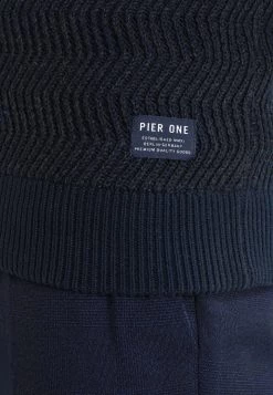 Pier One Hombre Jersey De Punto - Mottled Dark Blue -Ofertas Pier One Tienda 99d5b37fddae40a8bfa8e79453205e89