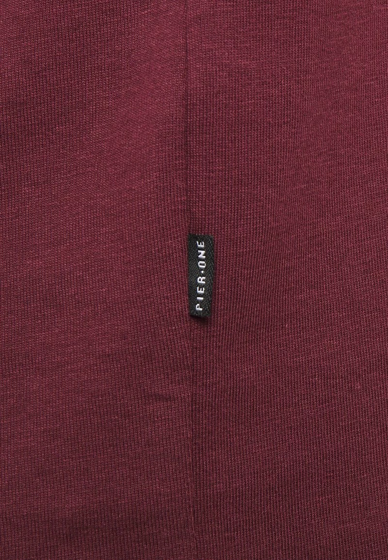Pier One Hombre Camiseta Básica - Bordeaux 9 Pier One Hombre Camiseta Básica - Bordeaux - Imagen 7