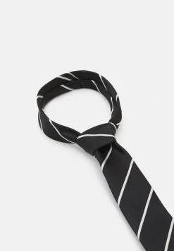Pier One Hombre Corbata - Black/white -Ofertas Pier One Tienda 9b834f1dcbcc4f488f269ded7e067649