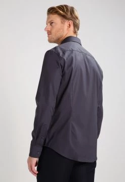 Pier One Hombre Camisa Elegante - Dark Grey -Ofertas Pier One Tienda 9fad9facc9224179b76cc931138c380e