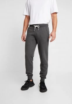 Pier One Hombre Pantalones Deportivos - Mottled Dark Grey
