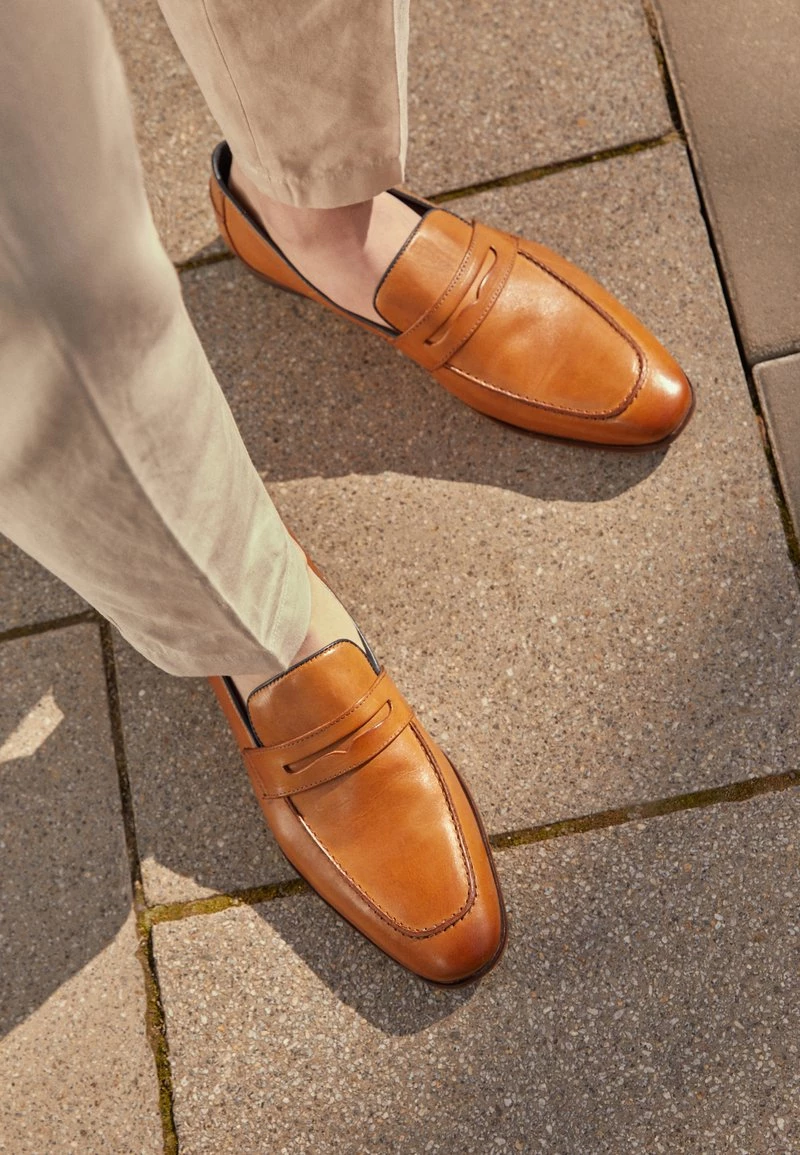 Pier One Hombre LEATHER - Mocasines - Camel 5 Pier One Hombre LEATHER - Mocasines - Camel - Imagen 3