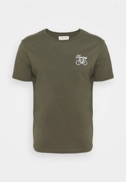 Pier One Hombre THERAPY BIKE EMBRO - Camiseta Básica - Olive -Ofertas Pier One Tienda a3d2ccc9162c44bababe02597c60bbe2