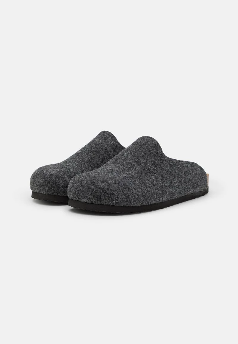 Pier One Unisexo UNISEX - Pantuflas - Dark Grey 4 Pier One Unisexo UNISEX - Pantuflas - Dark Grey - Imagen 2