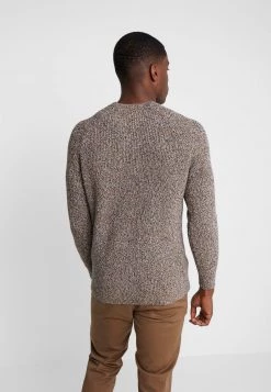Pier One Hombre MULTICOLOUR HALF CARDIGAN JUMPER - Jersey De Punto - Mottled Dark Yellow -Ofertas Pier One Tienda a718fc5516294646a705ef6f4e52443d