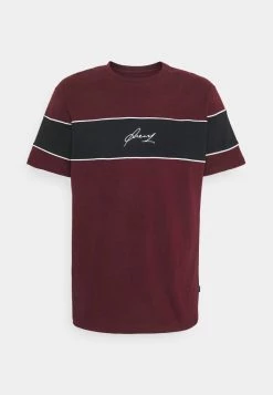 Pier One Hombre Camiseta Estampada - Bordeaux/black/white -Ofertas Pier One Tienda a8802b6e3f8e4a98920d2169432d6388