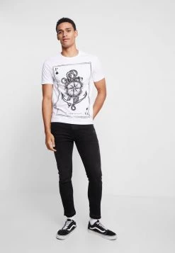 Pier One Hombre Camiseta Estampada - White -Ofertas Pier One Tienda a974f214ac1c43e9857e7283098d2932