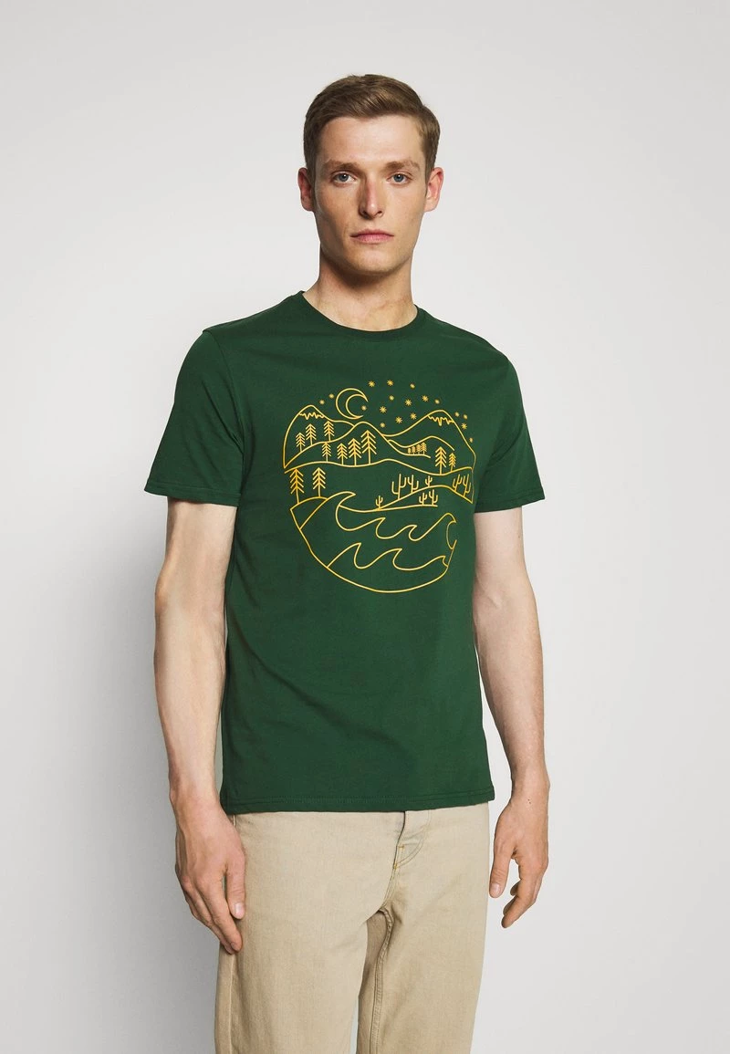 Pier One Hombre Camiseta Estampada - Dark Green 3 Pier One Hombre Camiseta Estampada - Dark Green