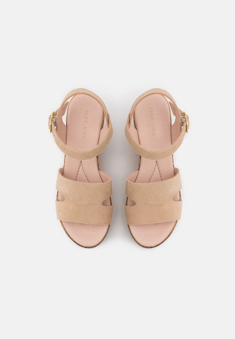 Pier One Mujer LEATHER - Sandalias Con Plataforma - Beige 7 Pier One Mujer LEATHER - Sandalias Con Plataforma - Beige - Imagen 5