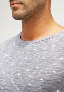 Pier One Hombre Camiseta Estampada - Dark Blue Melange -Ofertas Pier One Tienda afdca82575f7457bb5c6cb21c40e9764