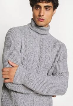 Pier One Hombre NEW CABLE TURTLENECK JUMPER - Jersey De Punto - Light Grey 11 Pier One Hombre NEW CABLE TURTLENECK JUMPER - Jersey De Punto - Light Grey -Ofertas Pier One Tienda b0c36f7fa40740978e1ce13ca2fa9e81