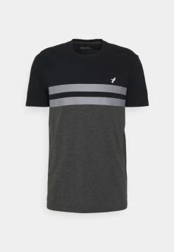 Pier One Hombre Camiseta Estampada - Black/grey 12 Pier One Hombre Camiseta Estampada - Black/grey -Ofertas Pier One Tienda b0c8c2e9cb334f16a5db4dd15b968f85