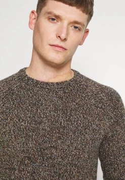 Pier One Hombre Jersey De Punto - Mottled Brown -Ofertas Pier One Tienda b572e1ae01a54e71ad7dbcfe3a230689