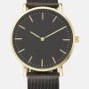 Pier One Unisexo Reloj - Black/goldcoloured -Ofertas Pier One Tienda b5c81ebd21f24283a1e92853b2039228