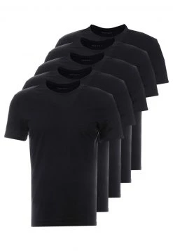 Pier One Hombre 5 PACK - Camiseta Básica - Black -Ofertas Pier One Tienda bd75c0059404493a970c9577d597937f