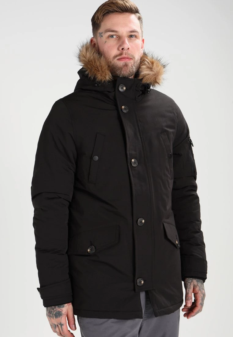 Pier One Hombre Parka - Black 6 Pier One Hombre Parka - Black - Imagen 4