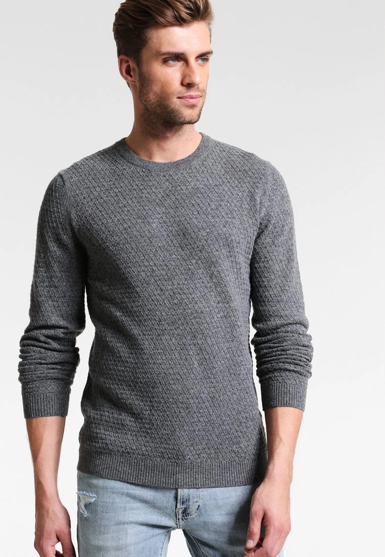 Pier One Hombre Jersey De Punto - Mottled Grey 3 Pier One Hombre Jersey De Punto - Mottled Grey